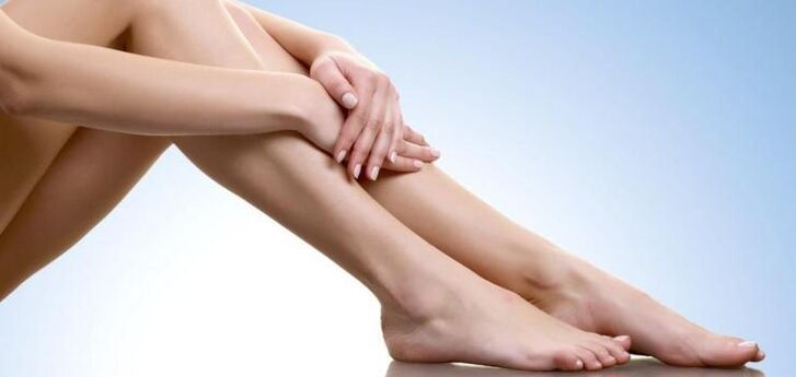 Pernas femininas saudáveis