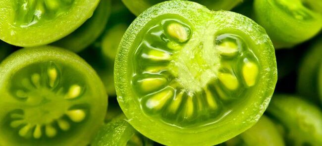 Tomates verdes para varizes