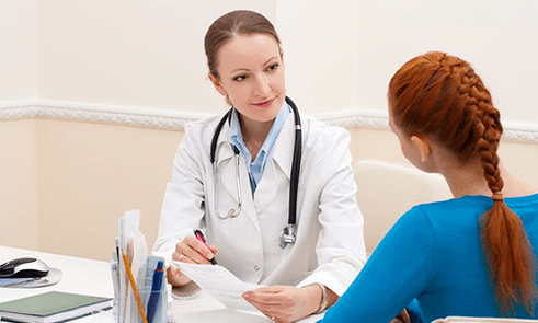 Consultar um médico para varizes